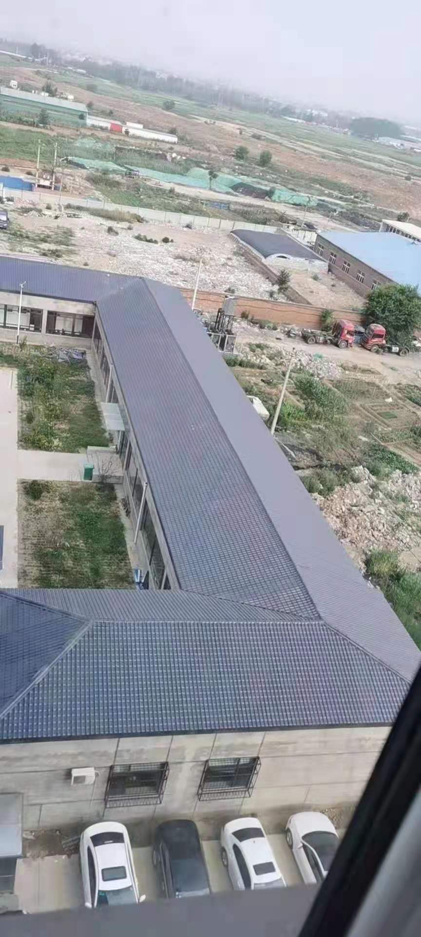 树脂瓦施工现场